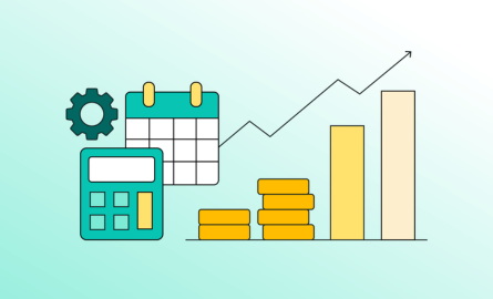 grahic showing a chart and calculator