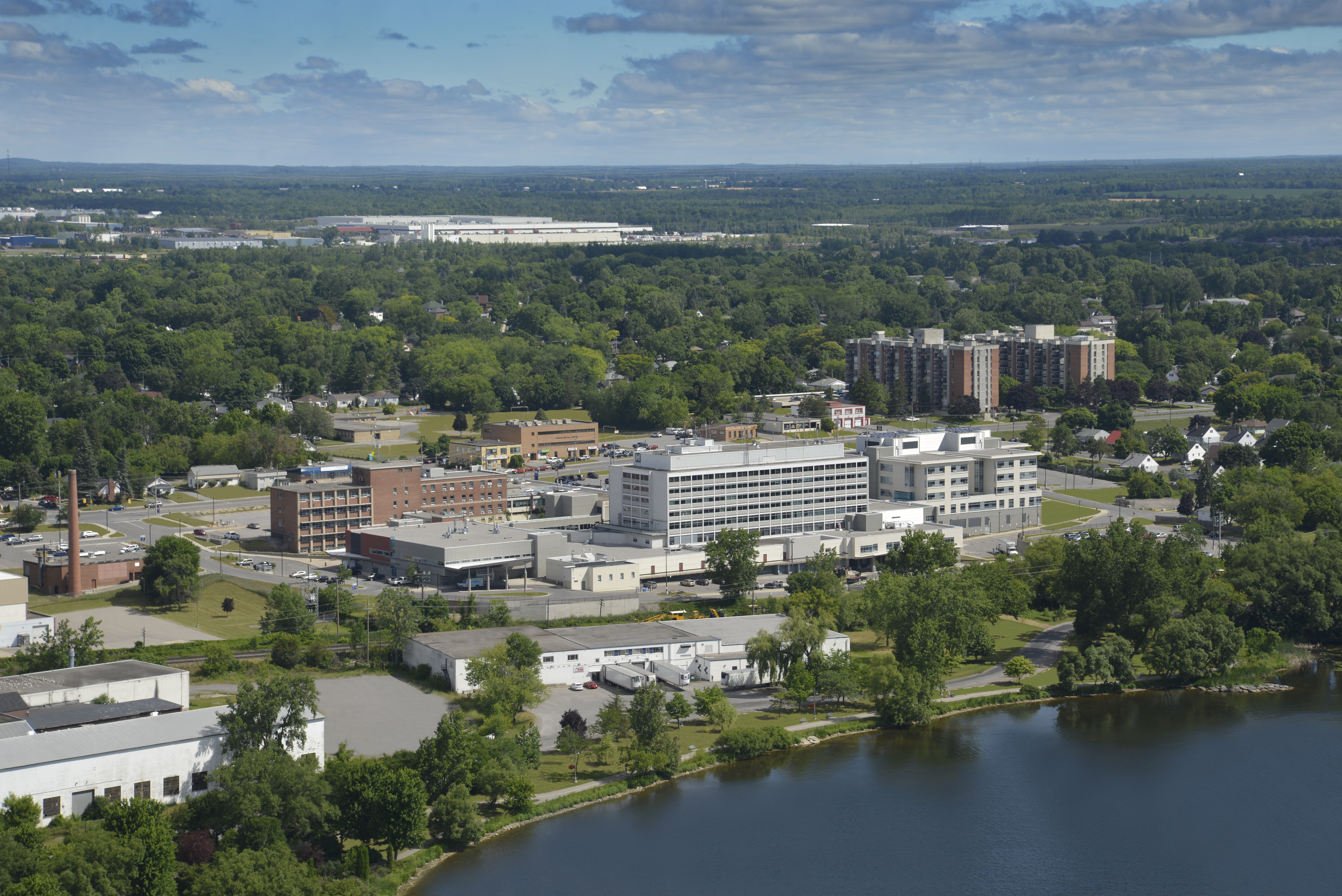 Aerial of Quinte Health