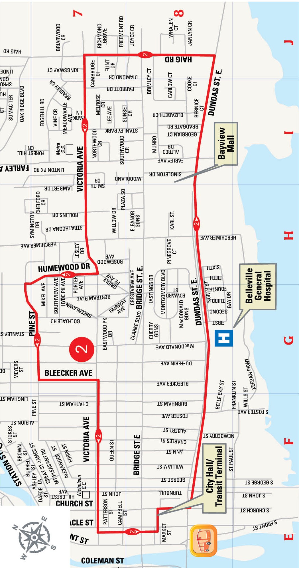 Route 2 Map